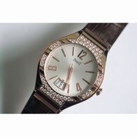 Piaget Polo RG Diamonds Bezel Leather MIYOTA9015
