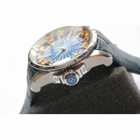 Excalibur RDDBEX0495 SS Blue Dial Blue Leather Strap