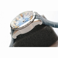 Excalibur RDDBEX0495 SS Blue Dial Blue Leather Strap