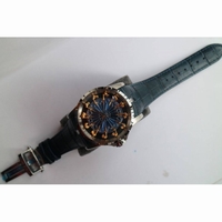 Excalibur RDDBEX0495 SS Blue Dial Blue Leather Strap