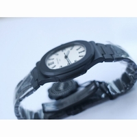 Nautilus Jumbo 5711 Super Replication DLC 1:1 Best Edition Blue& White Textured Dial Bracelet PPF324 PPF 