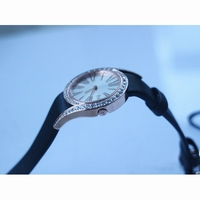 Limelight Gala G0A45361 32mm RG 1:1 Best Edition Silver Dial Black Fabric Strap Siwss Quartz ZF 