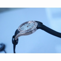 Limelight Gala G0A45361 32mm RG 1:1 Best Edition Silver Dial Black Fabric Strap Siwss Quartz ZF 