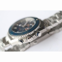 Omega Seamaster Chronometer 45mm Blue Dial Leather "JHF" A9900
