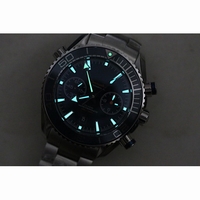 Omega Seamaster Chronometer 45mm Blue Dial Leather "JHF" A9900