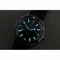 Planet Ocean 45mm Professional Blk Cer Bezel Silver Num Gummy Strap JHF A8900