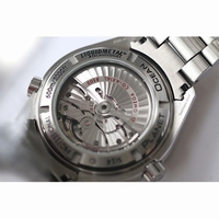 Planet Ocean 45mm Professional Blk Cer Bezel Silver Num Bracelet JHF A8900