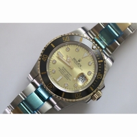 Submariner 116613 LN Diamonds Markers wrapped Gold Dial Two Tone Bracelet Best