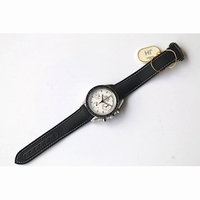 Omega Speedmaster Moonwatch Chrono Snoopy White Dial Leather OMF