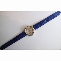 Ballon Bleu 36mm White Textured Dial Leather straps SEIKO NH05A SWF 