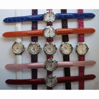 Ballon Bleu 36mm White Textured Dial Leather straps SEIKO NH05A SWF 