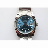 DateJust 36 SS 116200 1:1 Best Edition Blue Dial 904L SS Oyster Bracelet SH3135 ARF 