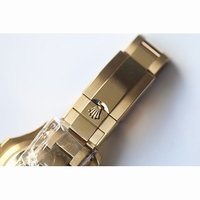 Rolex YachtMaster 116622 YG Gold & Grey Dial Bracelet BP SA3135