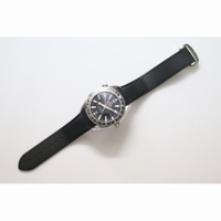 Omega Seamaster Planet Ocean GMT 600M Silver Number Rubber Black A8605