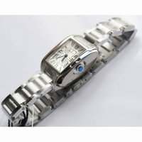 Tank Anglaise Ladies SS  1:1 Best Edition White Dial SS Bracelet Quartz GSF