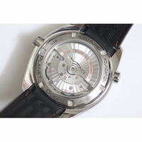 Omega Seamaster Planet Ocean GMT 600M Orange Number Leather Black A8605