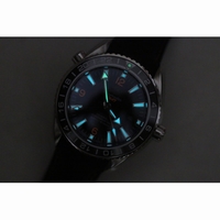 Omega Seamaster Planet Ocean GMT 600M Orange Number Leather Black A8605