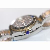 Submariner 116613 LN Wrapped Gold Black Dial Two Tone Bracelet
