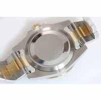 Submariner 116613 LN Wrapped Gold Black Dial Two Tone Bracelet
