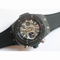 Big Bang Unico 45mm Diamonds Bezel PVD/RU Black V2 Asia7750