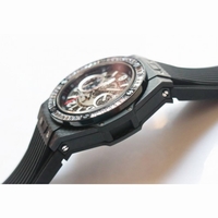 Big Bang Unico 45mm Diamonds Bezel PVD/RU Black&Grey  V2 Asia 7750