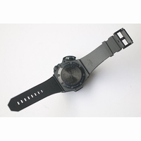 King Diver 48mm OceanGraphic 4000m Carbon Fiber Black Dial Blue Markers V6 A7750 Free Nylon Strap