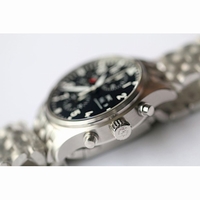 IWC Pilot Chrono 377710 43mm Black Dial Bracelet ZF A7750