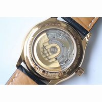 Longines Masters Collection YG Num Markers White Dial Leather JF