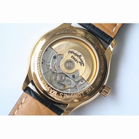 Longines Masters Collection YG Num Markers White Dial Leather JF