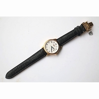 Longines Masters Collection YG Num Markers White Dial Leather JF