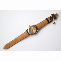 Longines Masters Collection YG Num Markers White Dial Leather JF