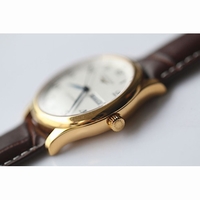Longines Masters Collection DayDate YG Num Markers White Dial Leather JF