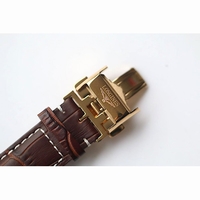 Longines Masters Collection DayDate YG Num Markers White Dial Leather JF