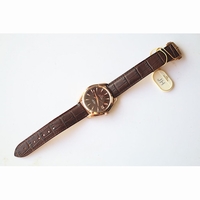 Omega Aqua Terra 38mm RG Black & White & Brown Dial Leather JHF A8501