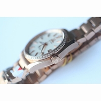 Omega Aqua Terra 38mm RG Diamond Bezel White Dial Bracelet JHF A8501