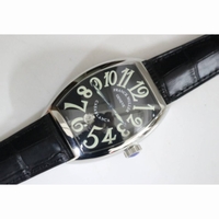 Casablanca SS  1:1 Best Edition Black Dial on Black Leather Strap A2824 
