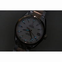 Omega Aqua Terra 38mm Two Tone Black & White Dial Bracelet JHF A8501