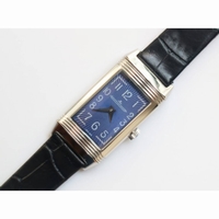 JLC Reverso Ladies SS LT Jap Quartz leather 