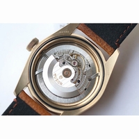 Heritage Black Bay Bronze Brown Dial Asso Leather ZF A2824 V2 Free Nylon Strap