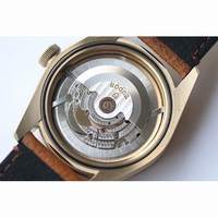 Heritage Black Bay Bronze Brown Dial Asso Leather ZF A2824 V2 Free Nylon Strap