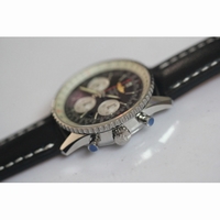Breitling Navitimer 01 Chronograph Black Leather