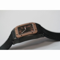 Cartier Santos 100 Men DLC/RG/NY Black