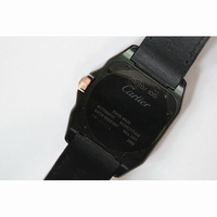 Cartier Santos 100 Men DLC/RG/NY Black