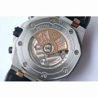 Royal Oak Offshore RG Bezel Blue Dial Leather JF A3126