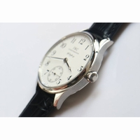 Portuguese IW544202 SS 1:1 Best Edition White Dial Black Leather Strap GSF 