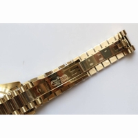 Rolex Day-Date Oyster Diamonds Bezel YG Stick Markers gold Dial Bracelet BP A2813 