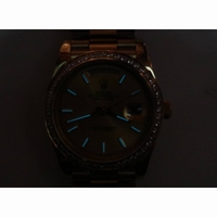 Rolex Day-Date Oyster Diamonds Bezel YG Stick Markers gold Dial Bracelet BP A2813 