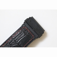 Big Bang King Power PVD Black Dial Red Hands Gummy Strap A7750