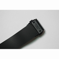 Big Bang King Power RG Black Dial Yellow Hands Gummy Strap A7750