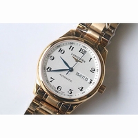 Longines Masters Collection DayDate YG White Dial Leather JF